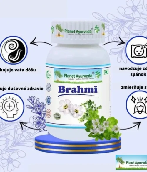 Brahmi- 500 mg, 60 kapsúl – Obrázok 3