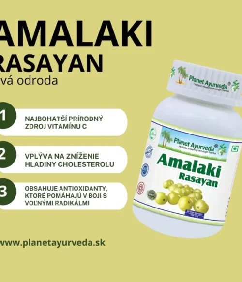 Amla Amalaki Rasayan - Imunita, Vitalita - 500 mg, 60 kapsúl – Obrázok 3