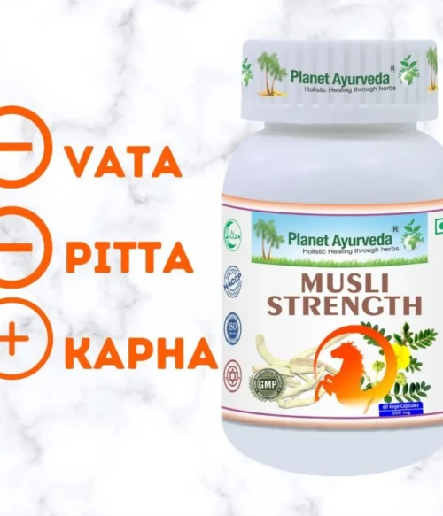 Musli Strength - Libido, Výkon, Plodnosť - 500 mg, 60 kapsúl – Obrázok 2