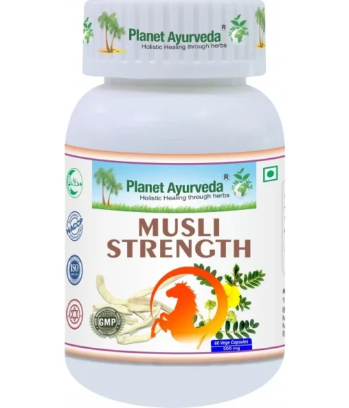 Musli Strength - Libido, Výkon, Plodnosť - 500 mg, 60 kapsúl – Obrázok 1