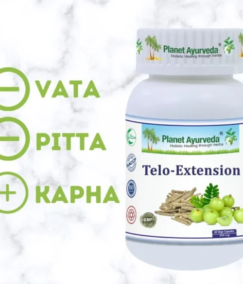 Telo-Extension - Zdravie telomér, Dlhovekosť - 500 mg, 60 kapsúl – Obrázok 3