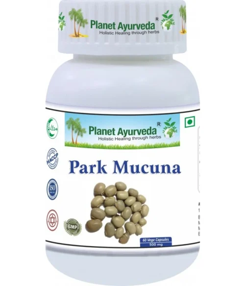 Park Mucuna - Parkinsonova choroba - 500 mg, 60 kapsúl – Obrázok 1