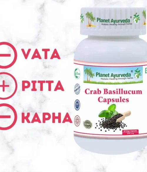 Crab Basillucum - Podpora imunity a dýchacích ciest - 500 mg, 60 kapsúl – Obrázok 2