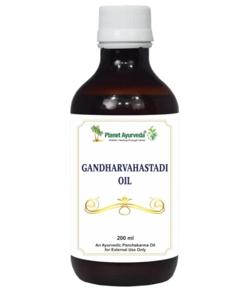 Gandharvahastadi Thailam – Olej na prečistenie a pri zápche - 200 ml – Obrázok 1